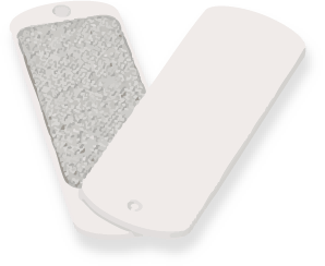 ミラー付きクリーナーのイメージイラスト