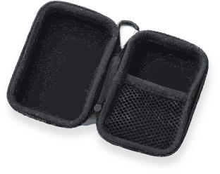 マルチハードケース（カラビナ付き）のイメージイラスト